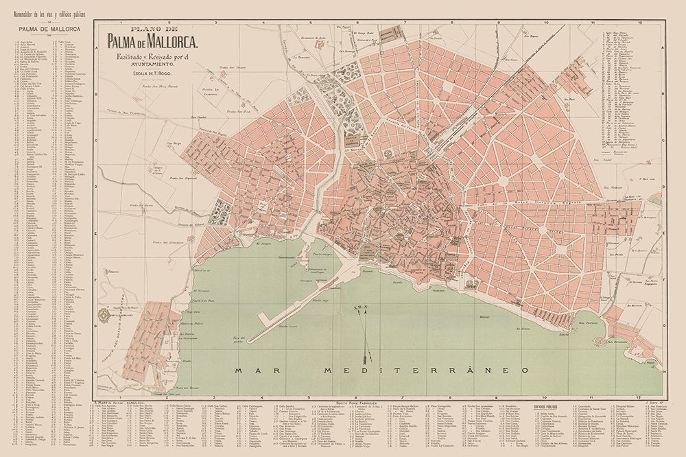 Palma de Mallorca Spain Europe - Martin 1911 art print by Martin for $57.95 CAD