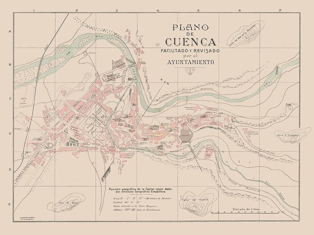 Cuenca Spain Europe - Martin 1911 art print by Martin for $57.95 CAD