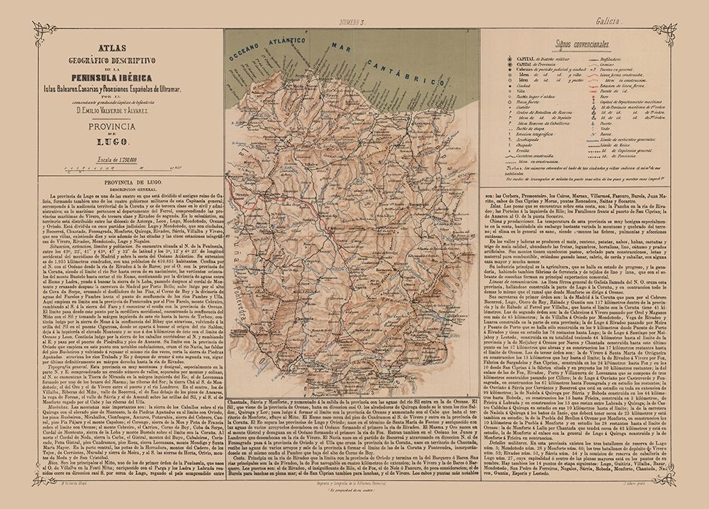 Lugo Province Spain - Valverde 1880 art print by Valverde for $57.95 CAD