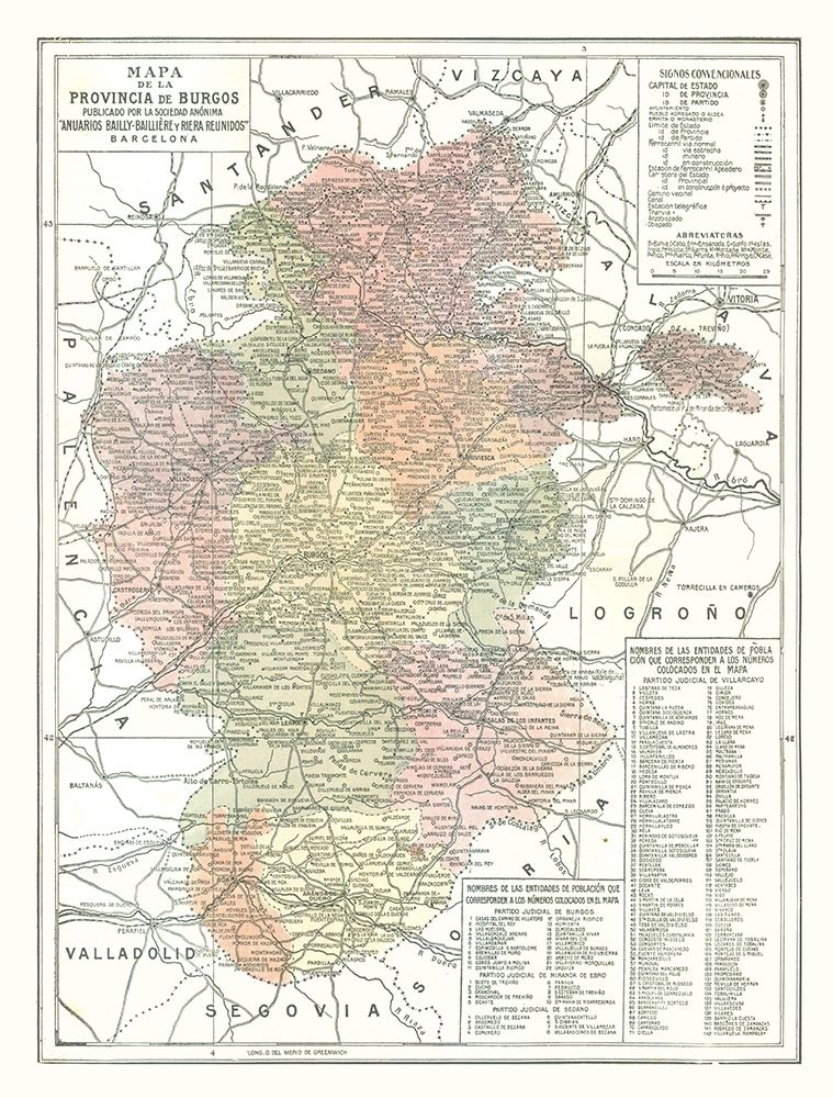 Burgos Province Spain - Pompido 1913 art print by Pompido for $57.95 CAD
