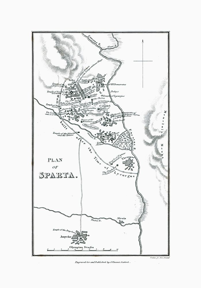 Sparta Greece - Oxford 1828 art print by Oxford for $57.95 CAD