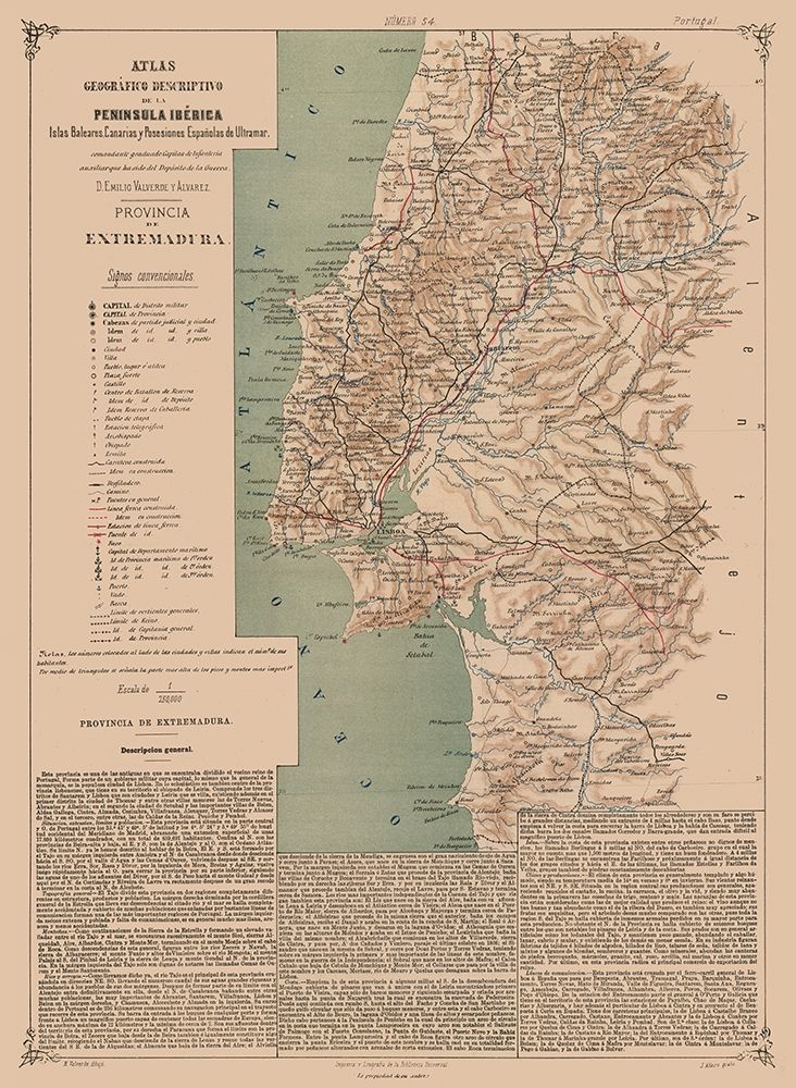 Estremadura Province Spain Portugal - Valverde art print by Valverde for $57.95 CAD
