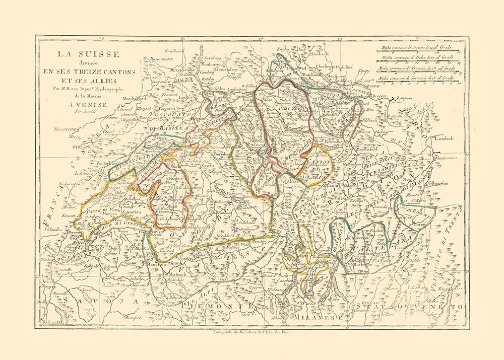 Switzerland - Santini 1794 art print by Santini for $57.95 CAD