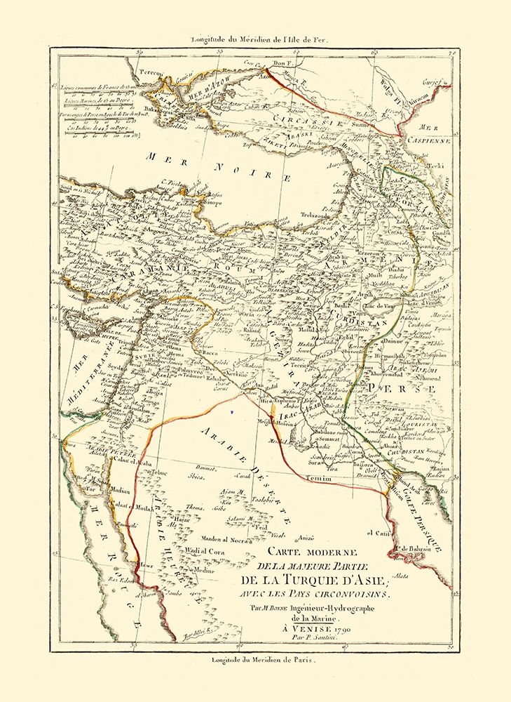Turkey Asia - Santini 1794 art print by Santini for $57.95 CAD
