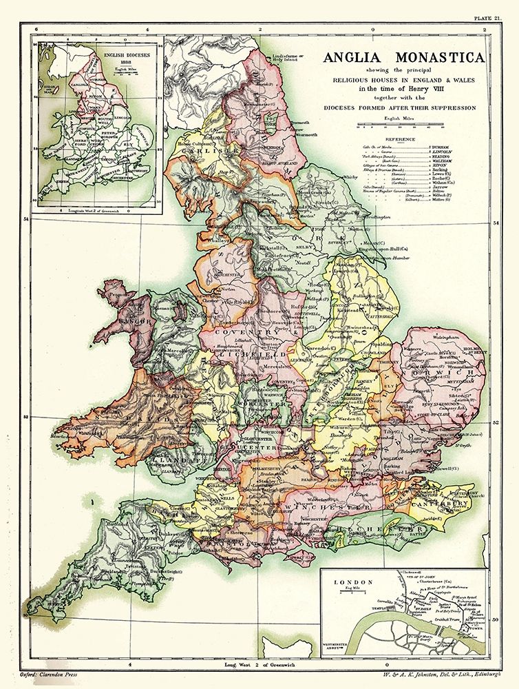 England Wales - Poole 1902 art print by Poole for $57.95 CAD