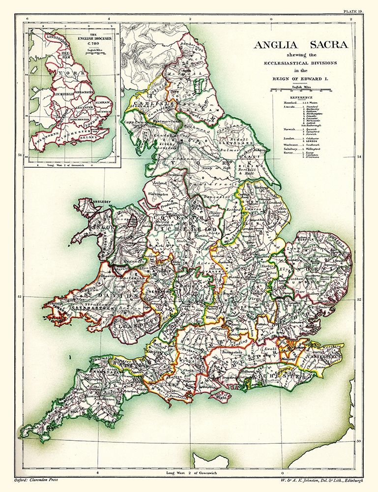 England Wales - Poole 1902 art print by Poole for $57.95 CAD