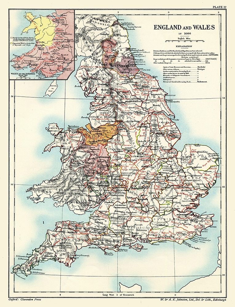 England Wales 1086 - Poole 1902 art print by Poole for $57.95 CAD