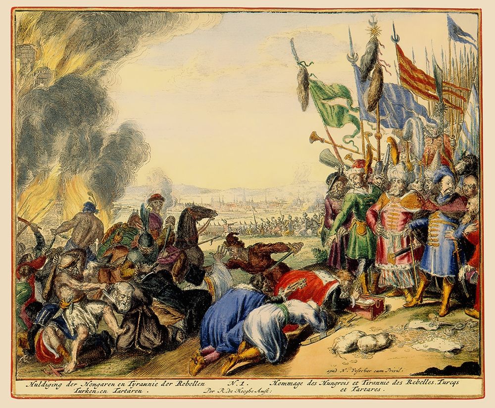 Vienna Austria Siege 2 - DeHooghe 1683 art print by De Hooghe for $57.95 CAD