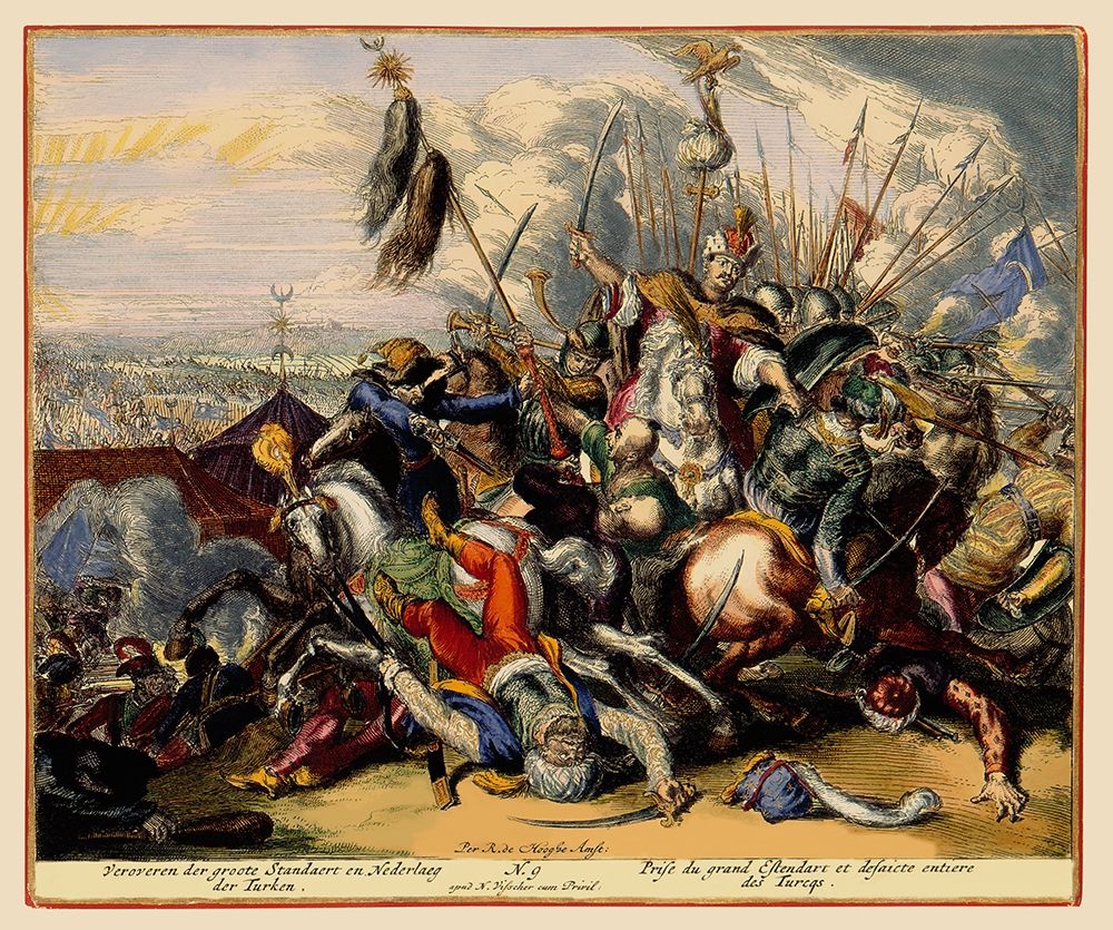 Vienna Austria Siege 10 - DeHooghe 1683 art print by De Hooghe for $57.95 CAD