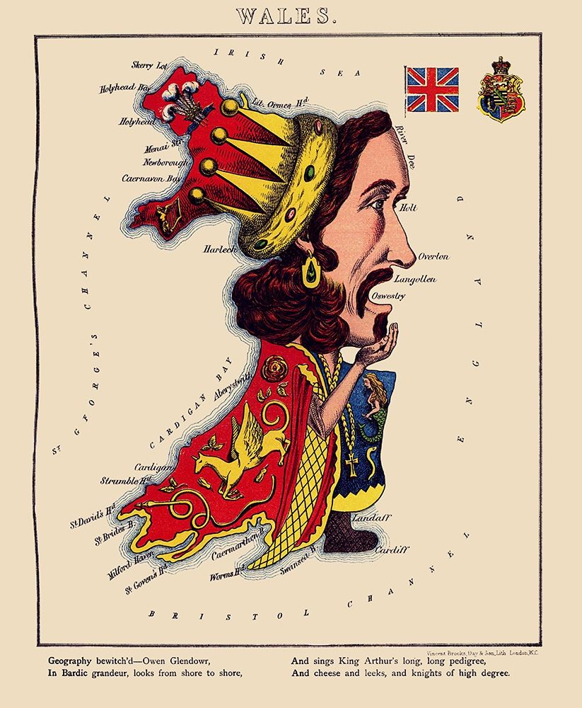 Wales - Lancaster 1869 art print by Lancaster for $57.95 CAD
