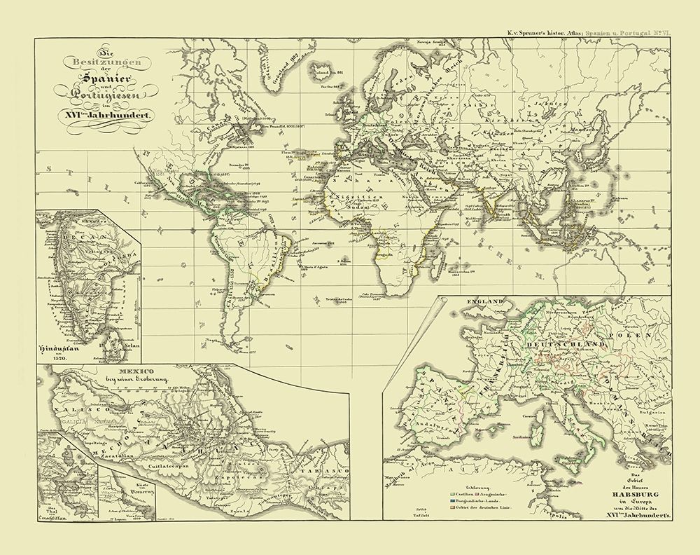 World - Spruner 1854 art print by Spruner for $57.95 CAD