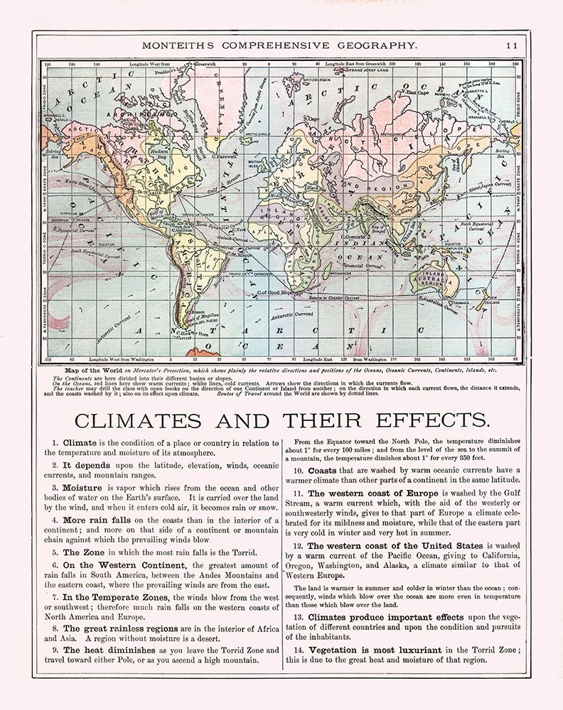 World - Monteith 1882 art print by Monteith for $57.95 CAD