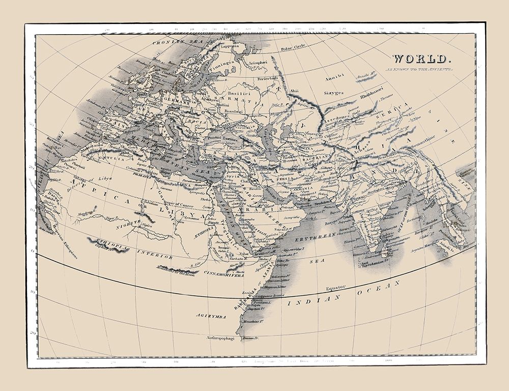 Ancient World - Oxford 1828 art print by Oxford for $57.95 CAD