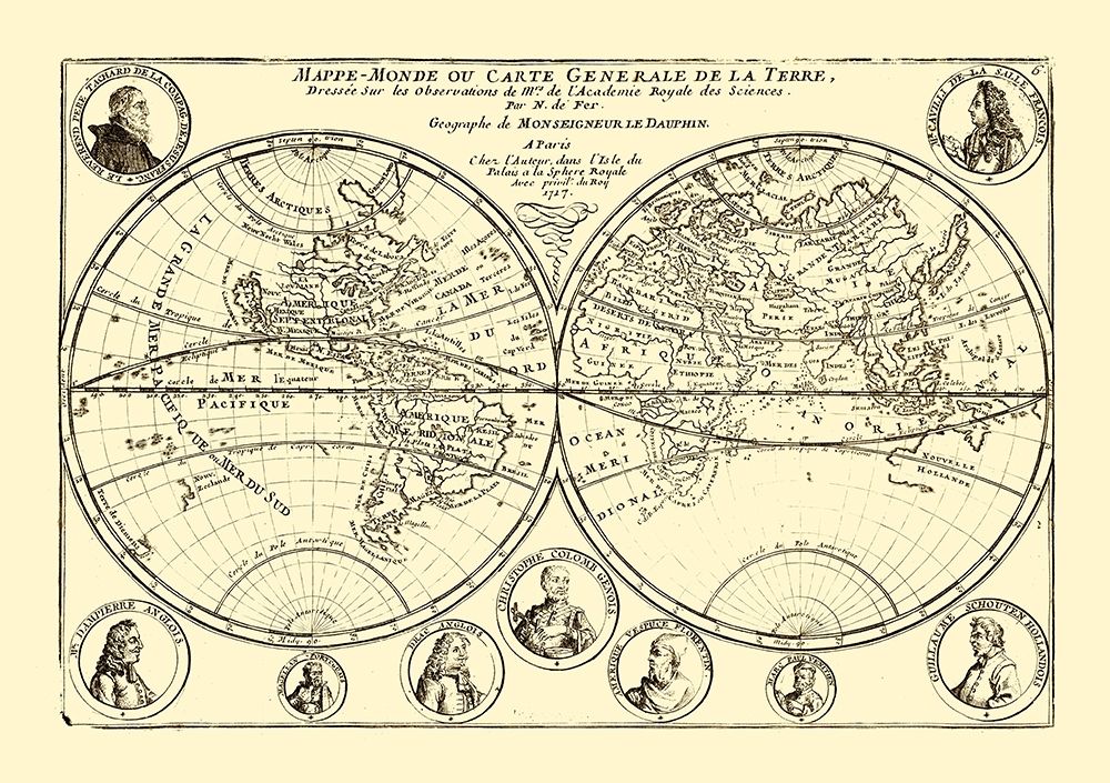 General World - Dauphin 1717 art print by Dauphin for $57.95 CAD