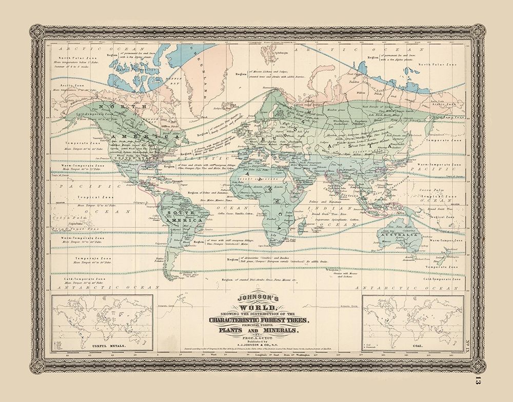Minerals World - Johnson 1870 art print by Johnson for $57.95 CAD