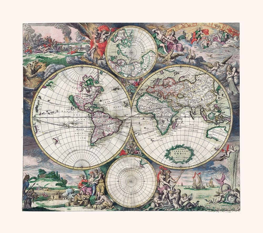 Western Eastern Hemispheres - Shagen art print by Shagen for $57.95 CAD