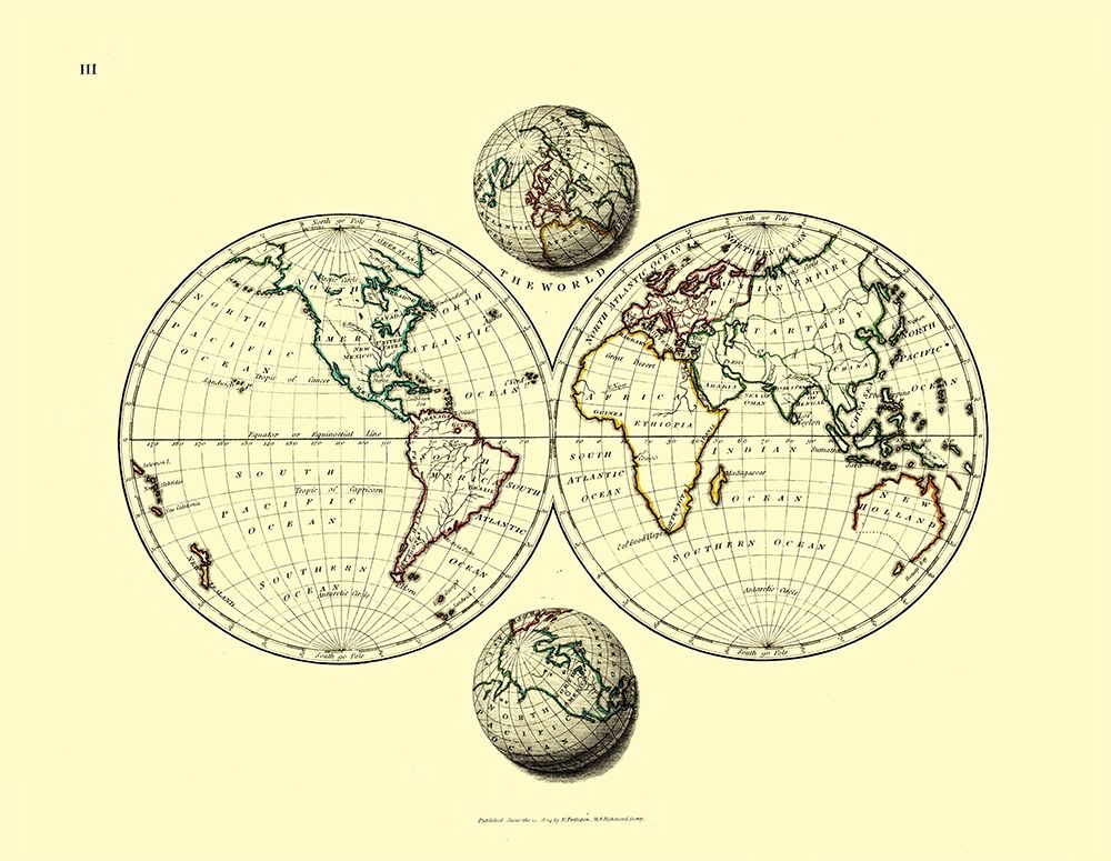 World - Patterson 1804 art print by Patterson for $57.95 CAD