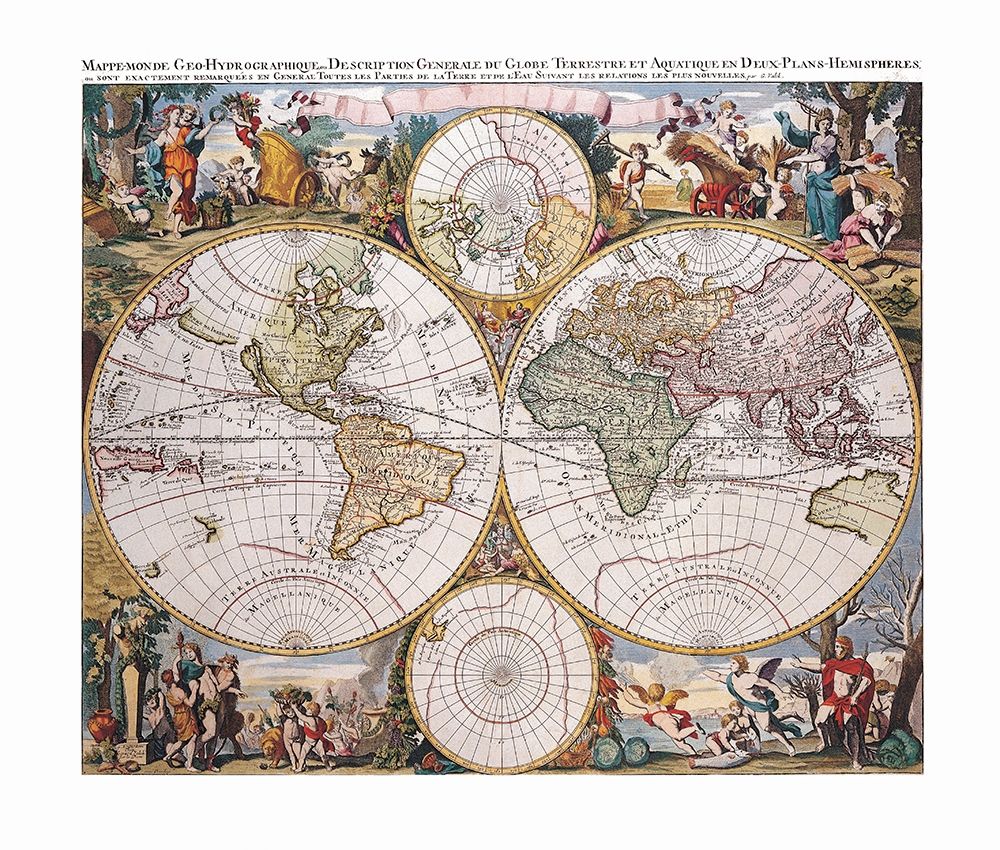 World Hydrographic - Valck art print by Valck for $57.95 CAD