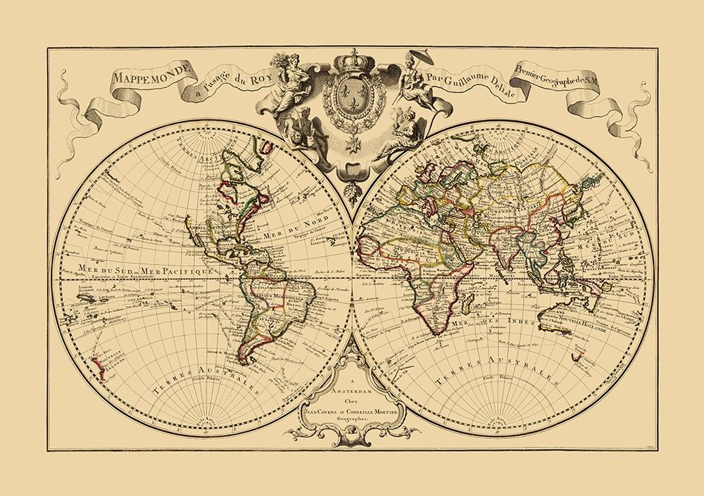 World - De lisle art print by De L isle for $57.95 CAD