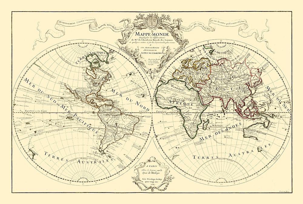 World Royal Academy Sciences - 1700 art print by Unknown for $57.95 CAD