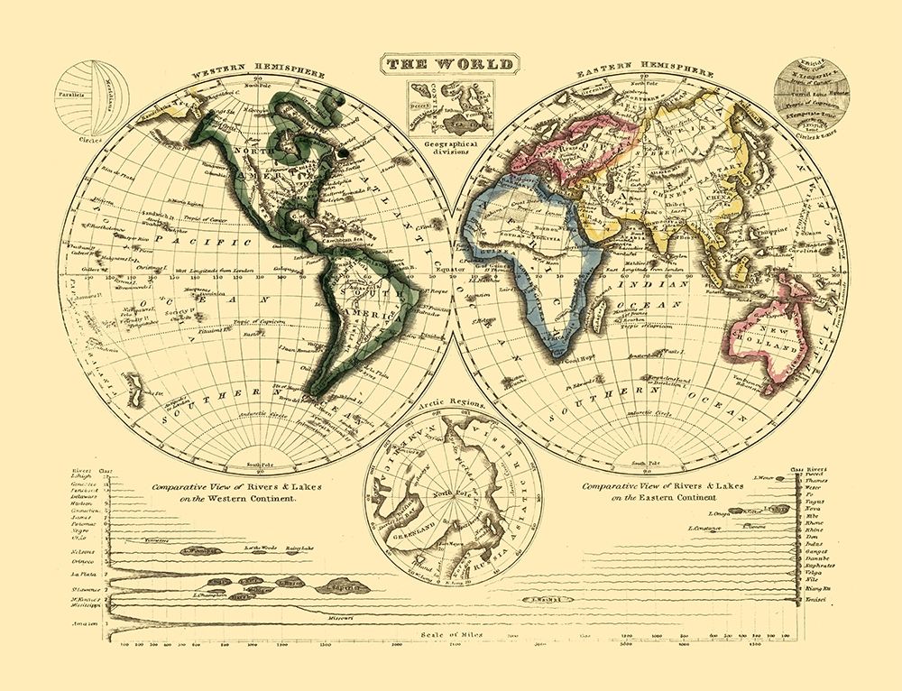 Geographical Divisions World art print by Unknown for $57.95 CAD