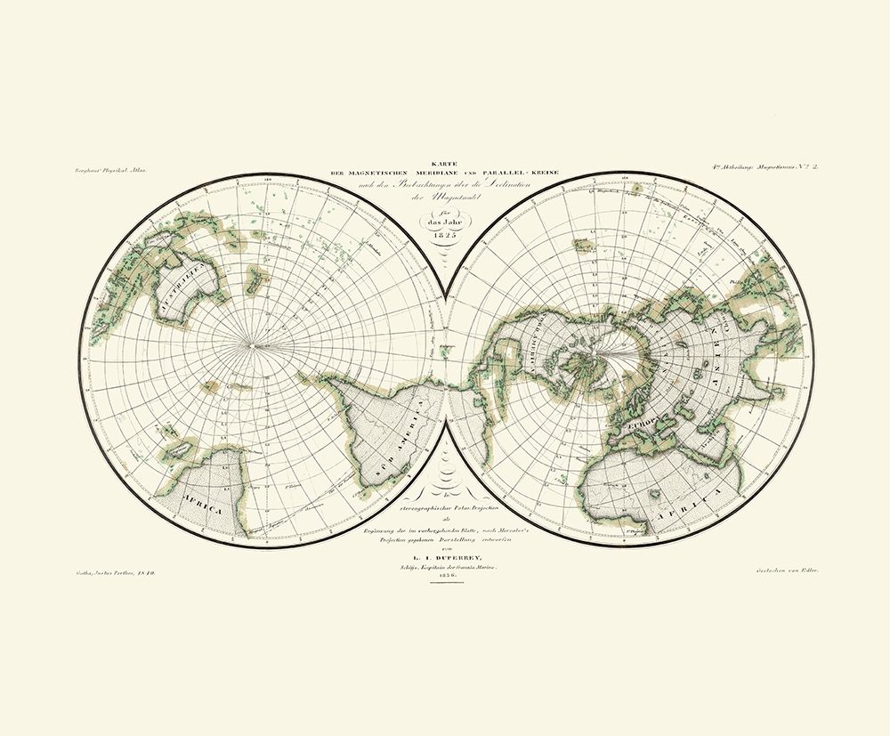 Magnetic Meridians Parallel Circuits art print by Duperrey for $57.95 CAD