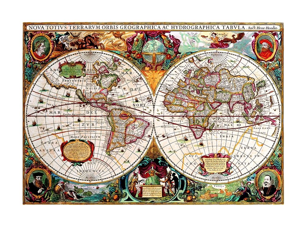 World - Hondio 1630 art print by Hondio for $57.95 CAD