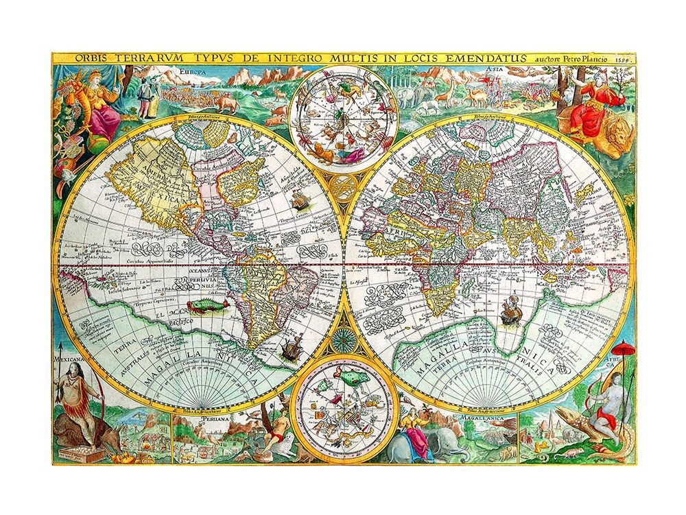 World - Plancio 1594 art print by Plancio for $57.95 CAD