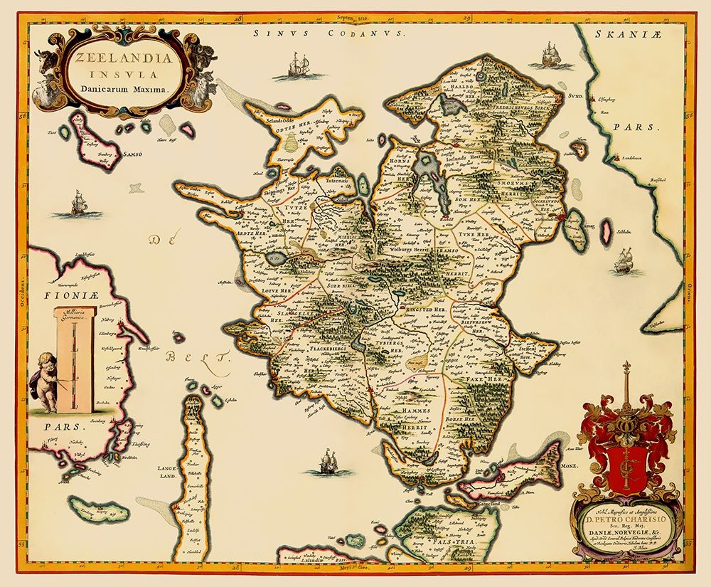 Denmark - Blaeu 1662 art print by Blaeu for $57.95 CAD