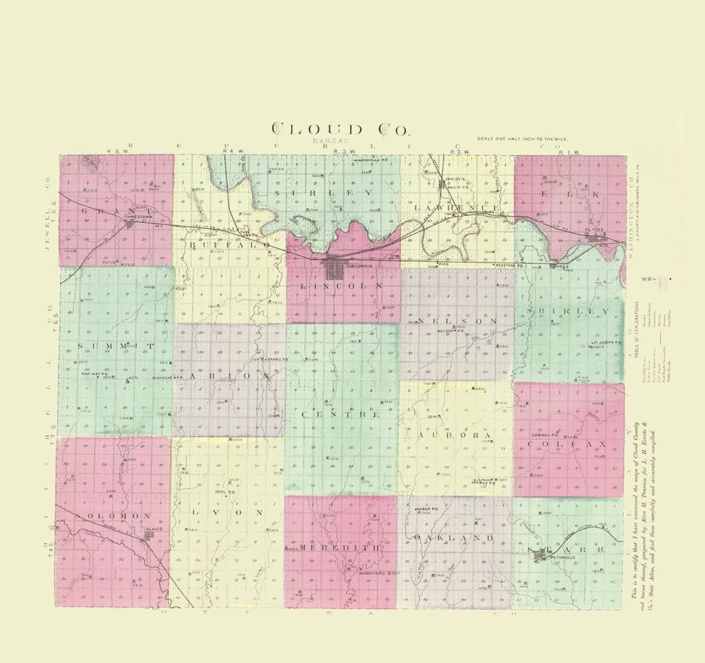 Cloud Kansas - Everts 1887 art print by Everts for $57.95 CAD