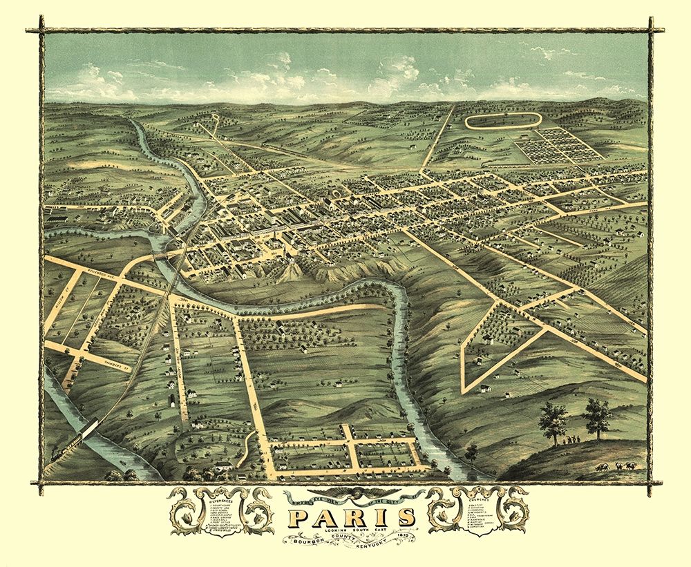 Paris Kentucky - Ruger 1870 art print by Ruger for $57.95 CAD