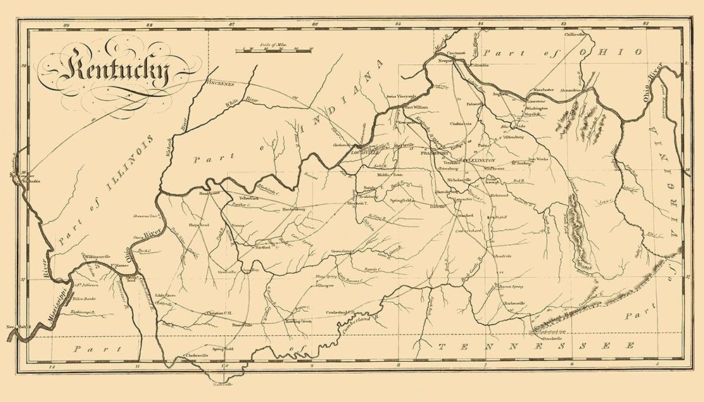 Kentucky - Palmer 1812 art print by Palmer for $57.95 CAD