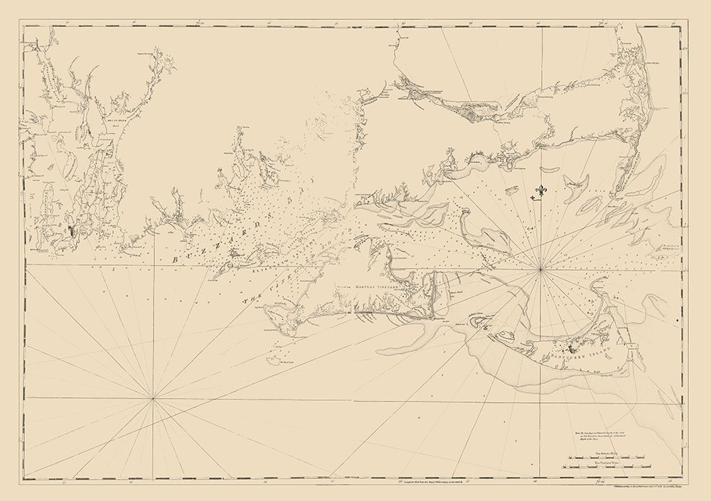 Cape Cod, Narragansett Bay - Des Barres 1779 art print by Des Barres for $57.95 CAD