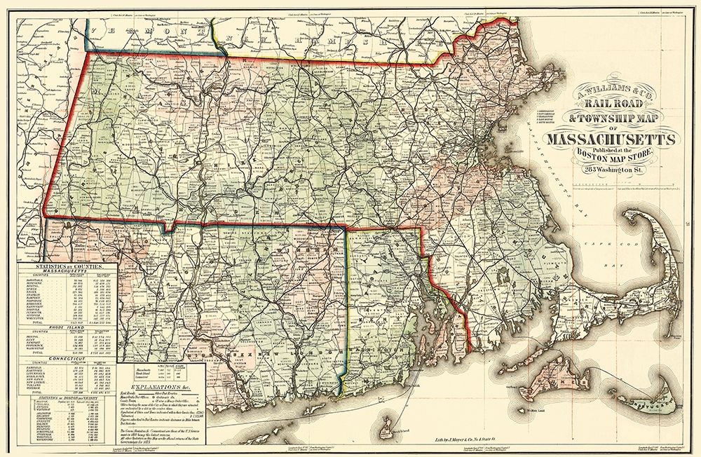 Massachusetts - William 1879 art print by William for $57.95 CAD