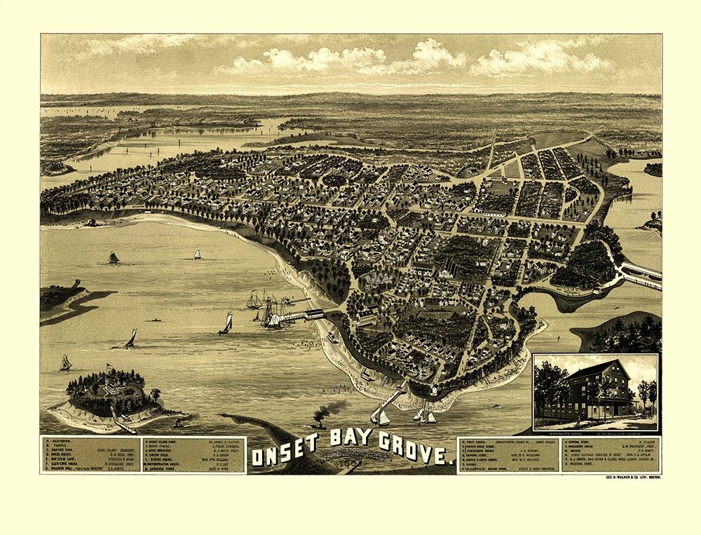 Onset Bay Grove Wareham Massachusetts - Walker art print by Walker for $57.95 CAD