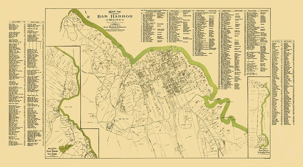 Bar Harbor Maine Landowner art print by Summer Residents Assoc for $57.95 CAD