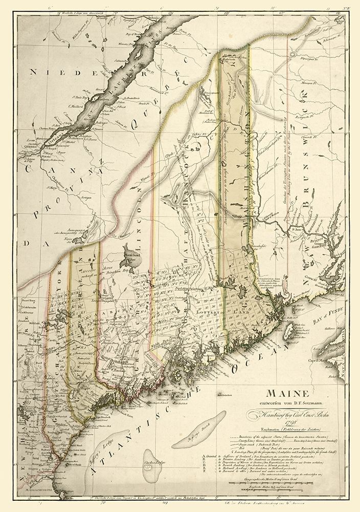 Maine - Bohn 1798 art print by Bohn for $57.95 CAD