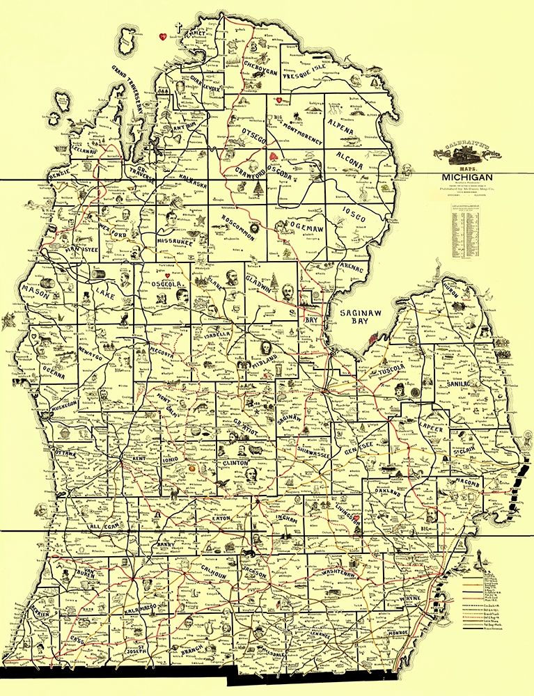 Transportation Routes - McEwen 1897 art print by McEwen for $57.95 CAD