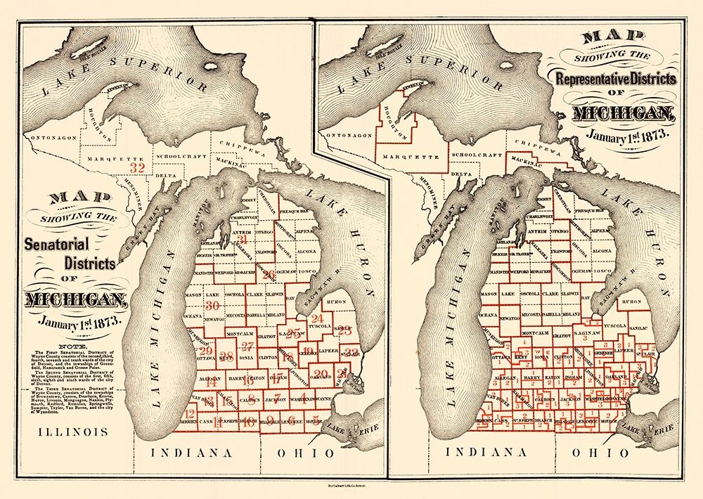 Michigan Senatorial, Representative - Calvart art print by Calvert for $57.95 CAD