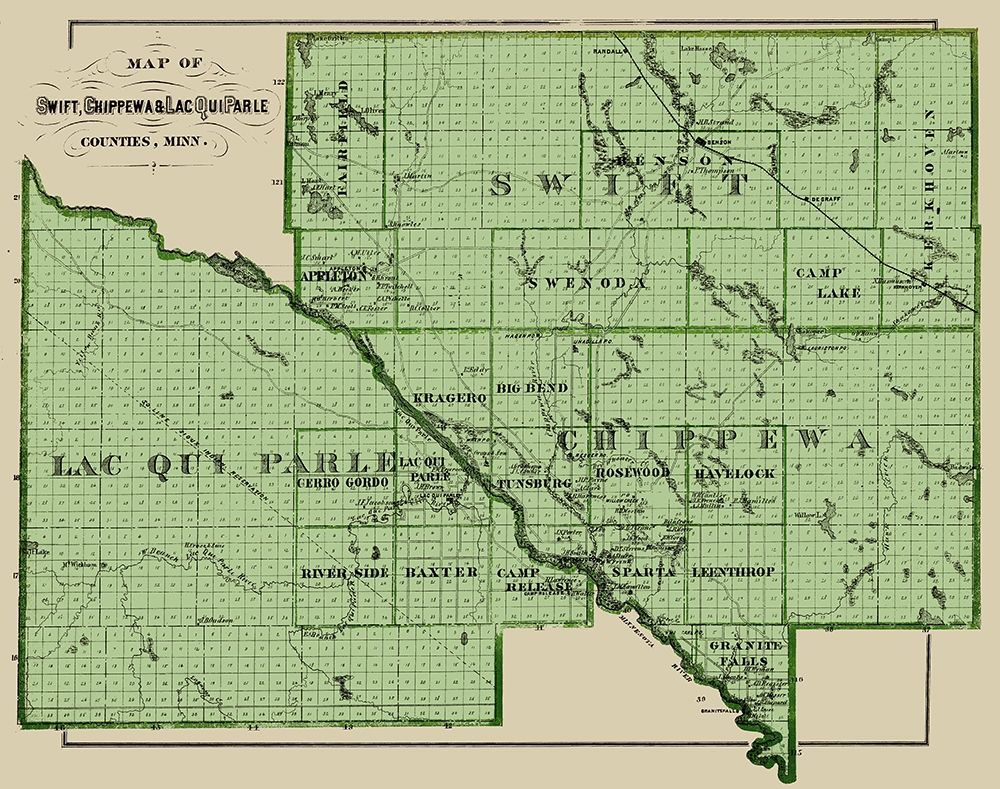 Swift Chippewa Lac Qui Parle Minnesota Landowner art print by Andreas for $57.95 CAD