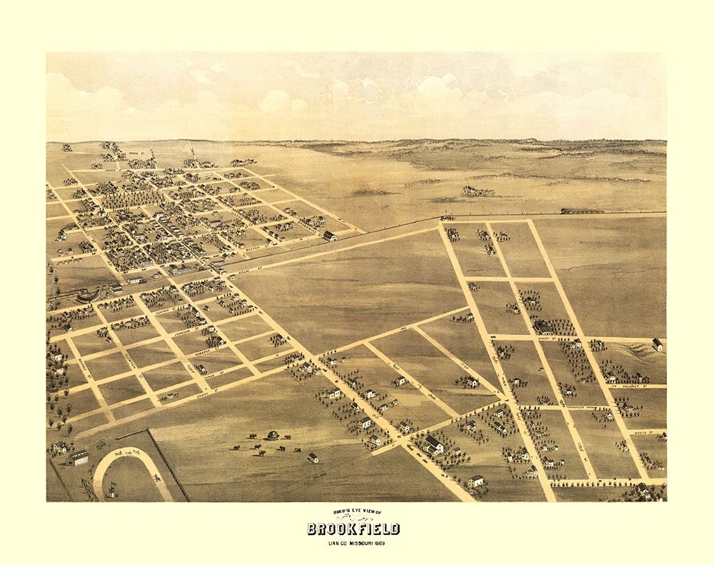 Brookfield Missouri - Ruger 1869 art print by Ruger for $57.95 CAD