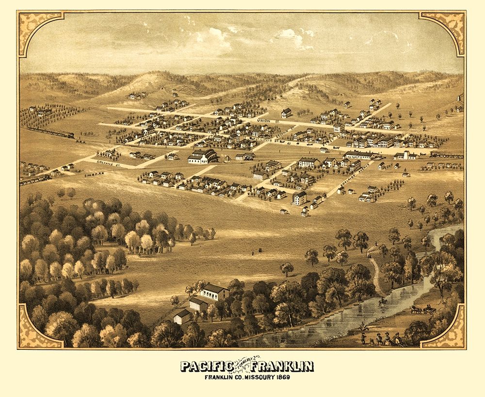 Pacific Missouri - Ruger 1869 art print by Ruger for $57.95 CAD