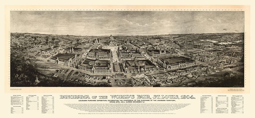 St Louis Missouri - Melville 1904 art print by Melville for $57.95 CAD