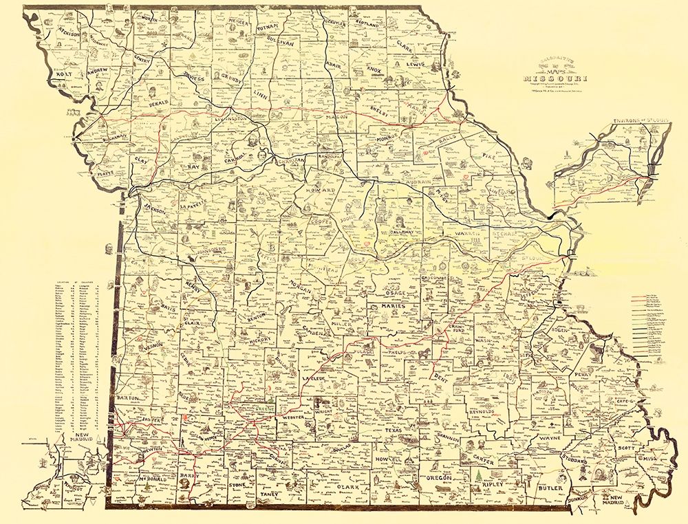 Missouri Railway Mail Service - Galbraith 1897 art print by Galbraith for $57.95 CAD