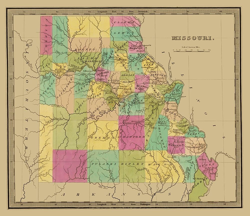 Missouri - Greenleaf 1840 art print by Greenleaf for $57.95 CAD