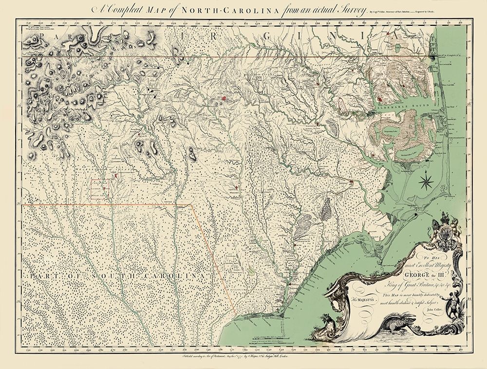 North Carolina - Bayly 1770 art print by Bayly for $57.95 CAD