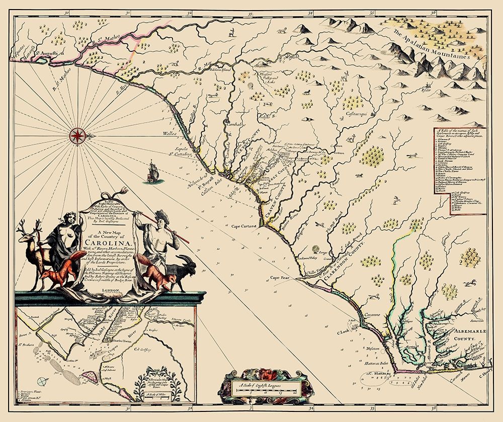 Carolina - 1682 art print by Unknown for $57.95 CAD