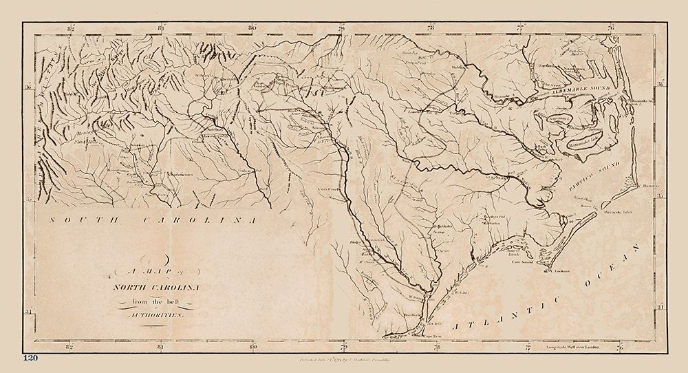 North Carolina - Stockdale 1794 art print by Stockdale for $57.95 CAD