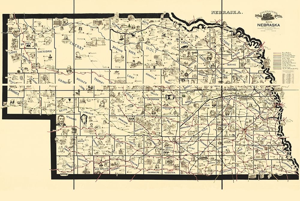 Transportation Routes - Mcewen 1897 art print by Mcewen for $57.95 CAD