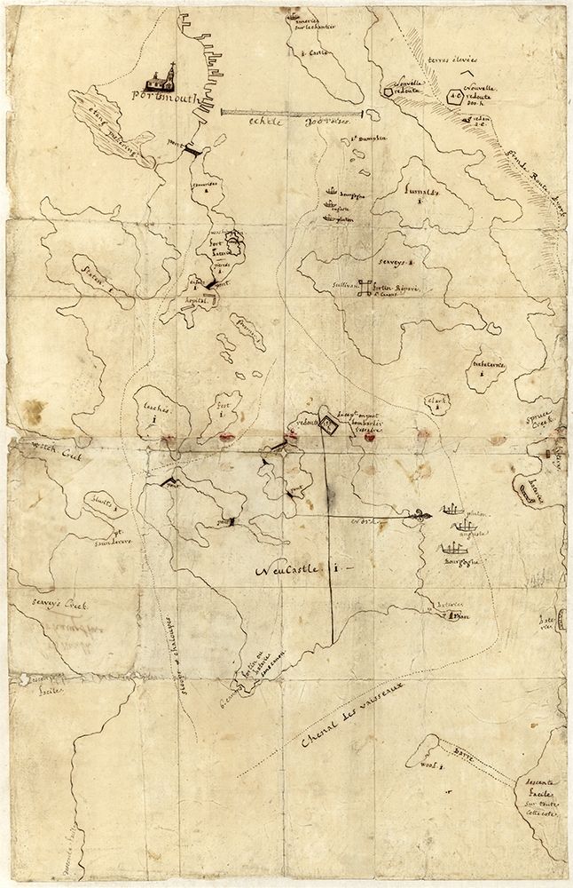 Portsmouth New Hampshire -1792 art print by Unknown for $57.95 CAD
